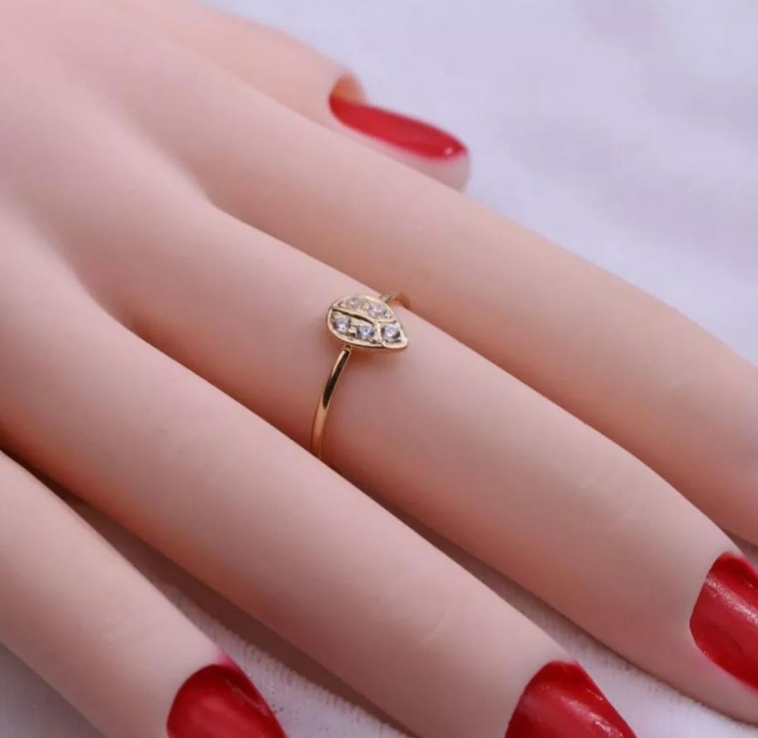 Diamond Ring 14k Yellow Gold Engagement Ring Pear Shape Natural

Gemstone
Metal
Yellow Gold
Total Carat Weight
0.24 ctw & Under
Diamond Weight
0.05 Ctw Approx
Number of Diamonds
5
Base Metal
Yellow Gold
Band Width
1.3 mm Approx
Stone size
1.5mm