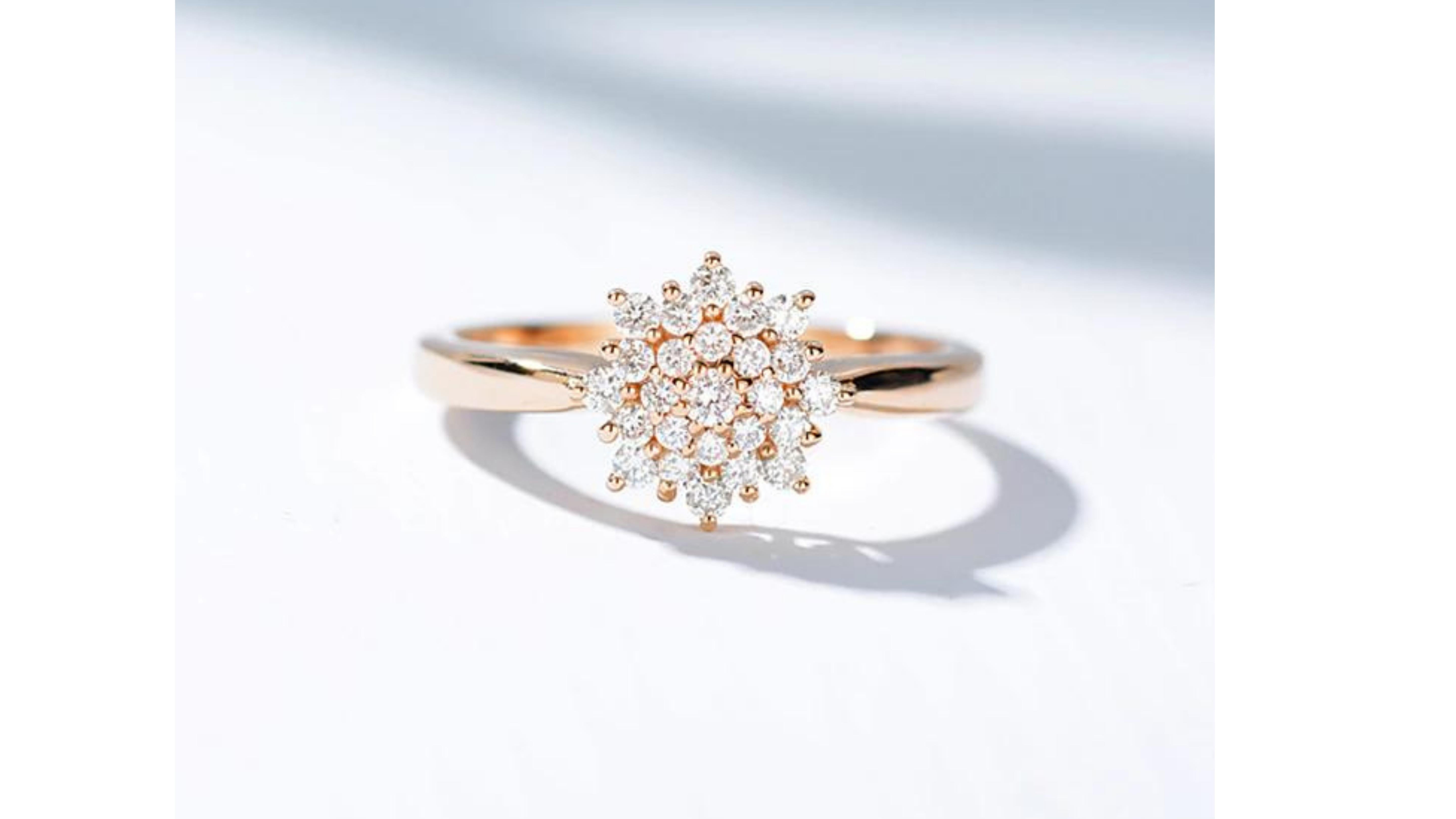 
0.30 Carat  Ring with 28  Diamonds set in 18karat Rose Gold .  Very Elegant and will make a ideal gift . If you are looking for anything specific let us know 