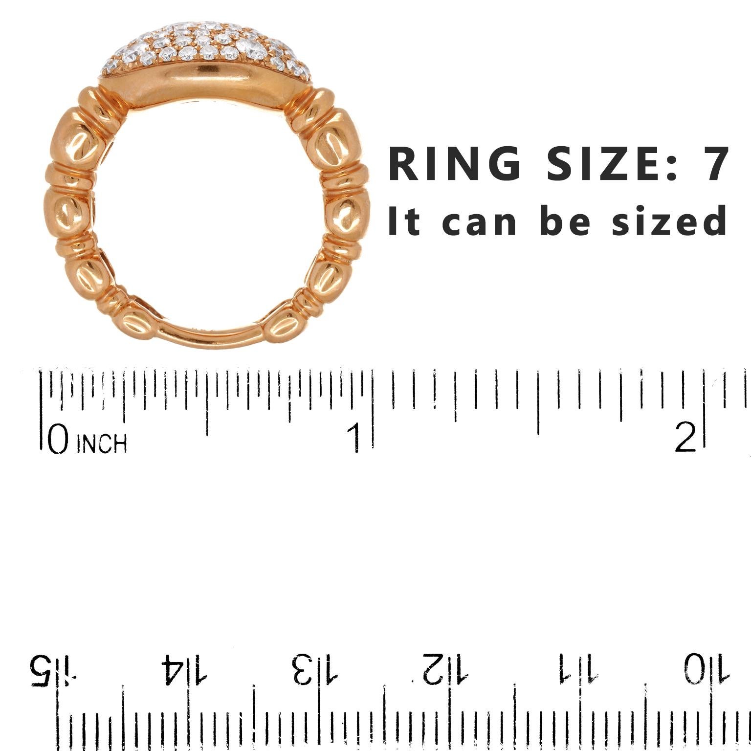 Diamond Ring 18k Italy For Sale 1