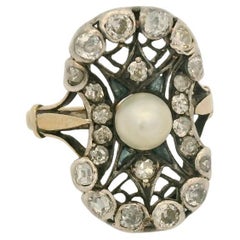 Anello con diamante del 1890 circa