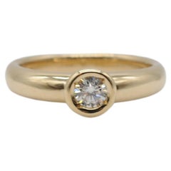 Diamond ring Clarity:VVS1 Color.E Carats:0.30ct in 14k yellow gold
