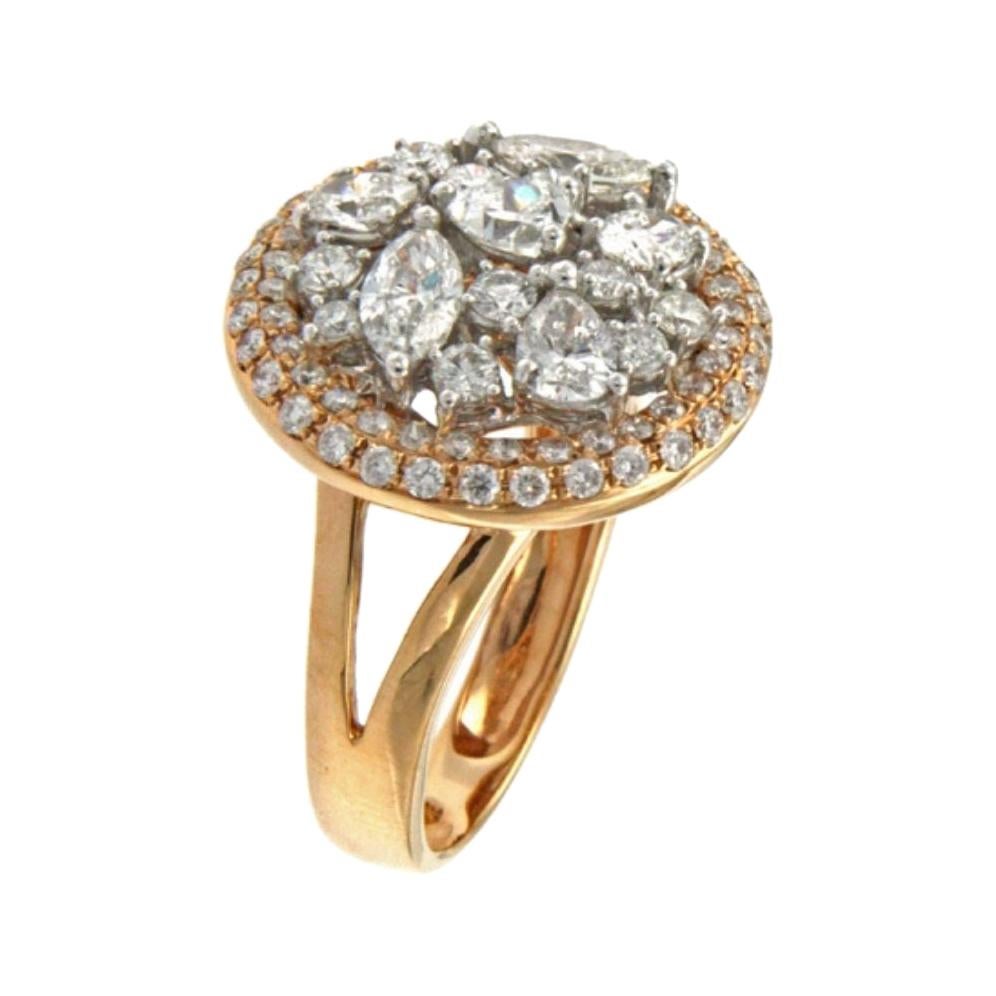 Oval Rose Cut Diamond Ring For Sale at 1stDibs