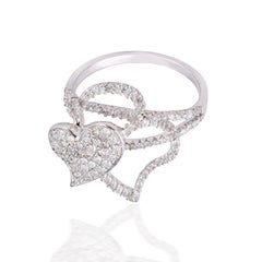 0.59cts Diamond gold Ring 18k gold