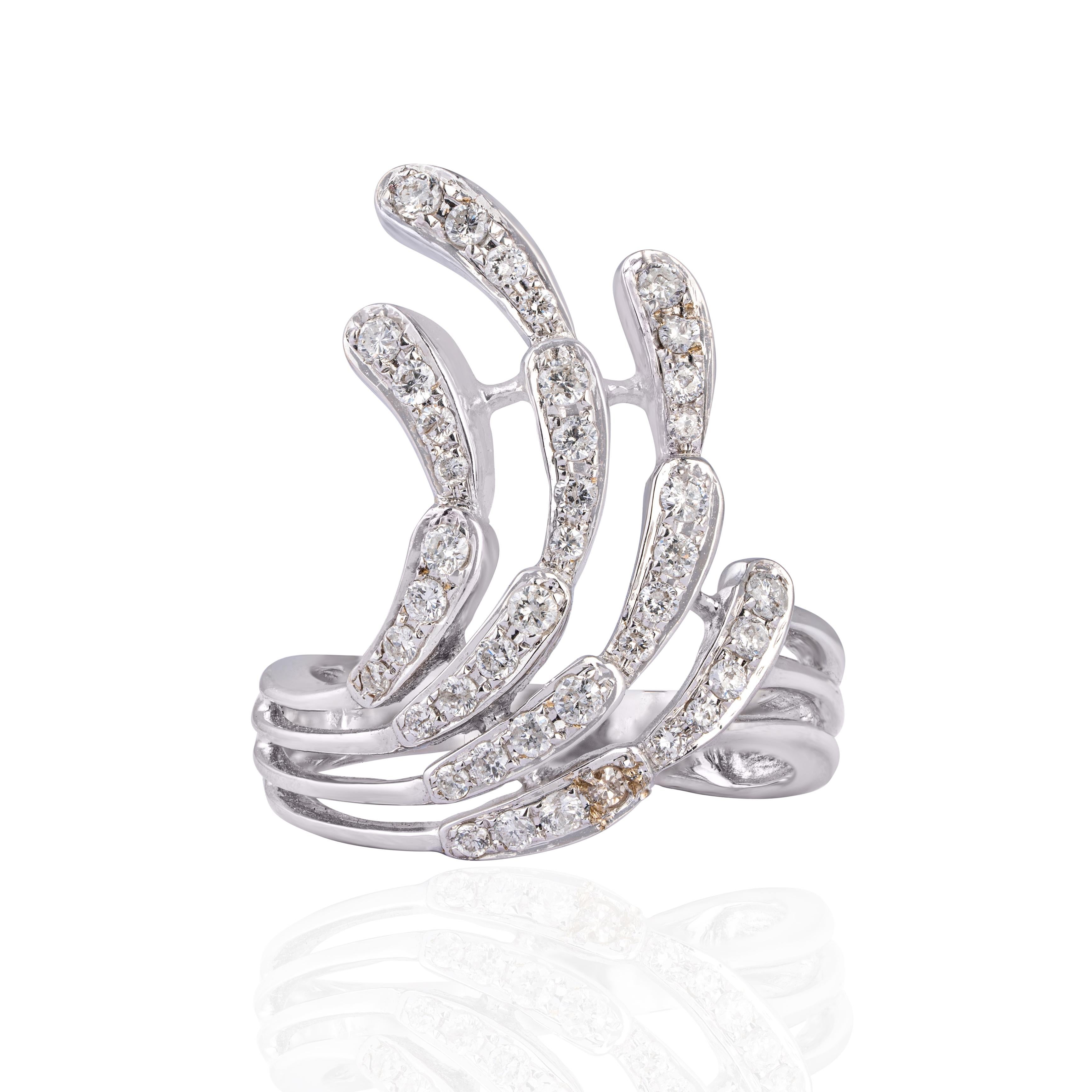 Diamond Ring in 18k gold In New Condition For Sale In New York, NY