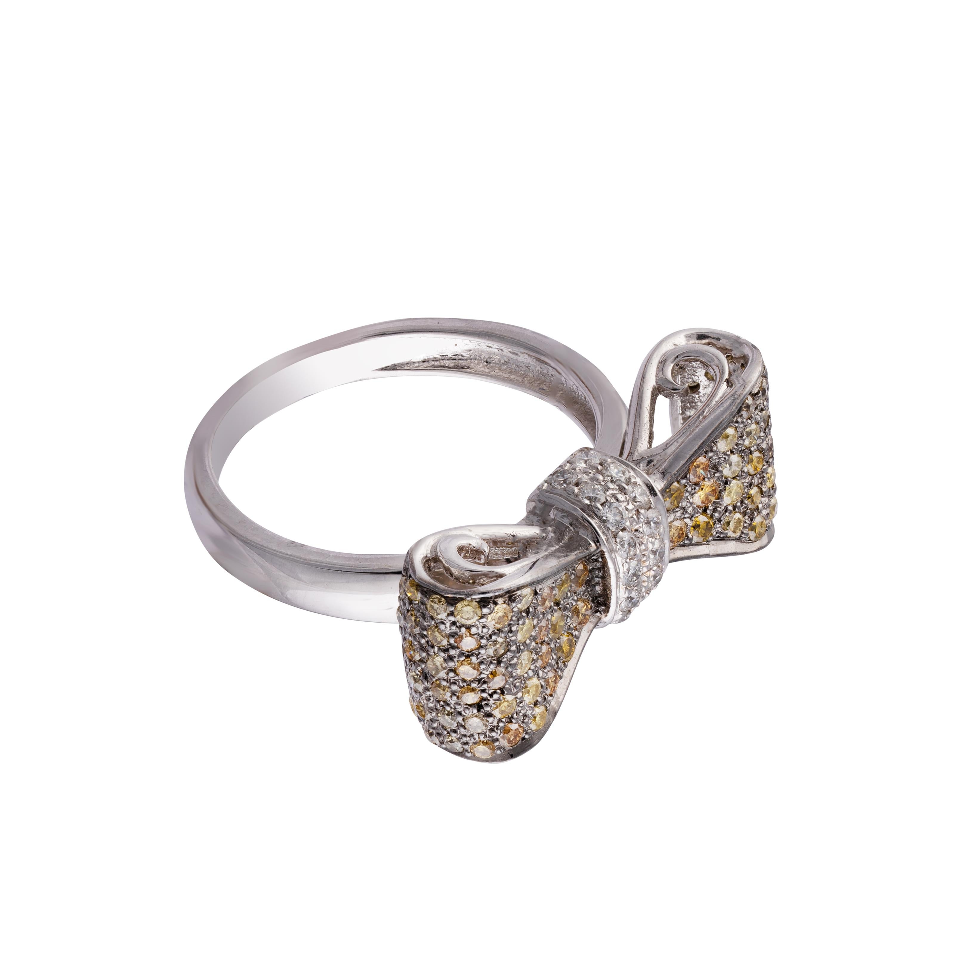 18k gold Diamond Ring In New Condition In New York, NY