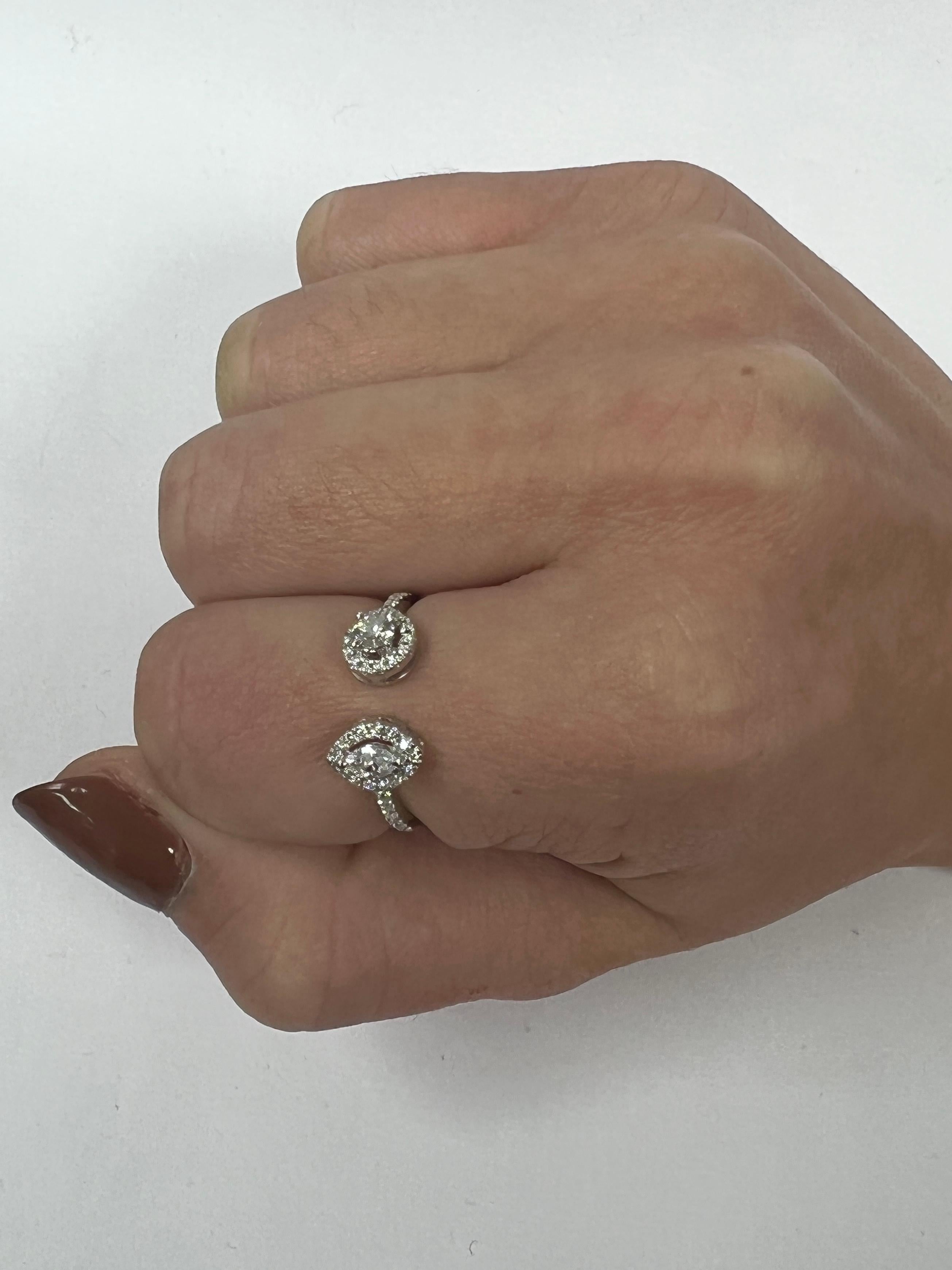 Modern Diamond Ring For Sale