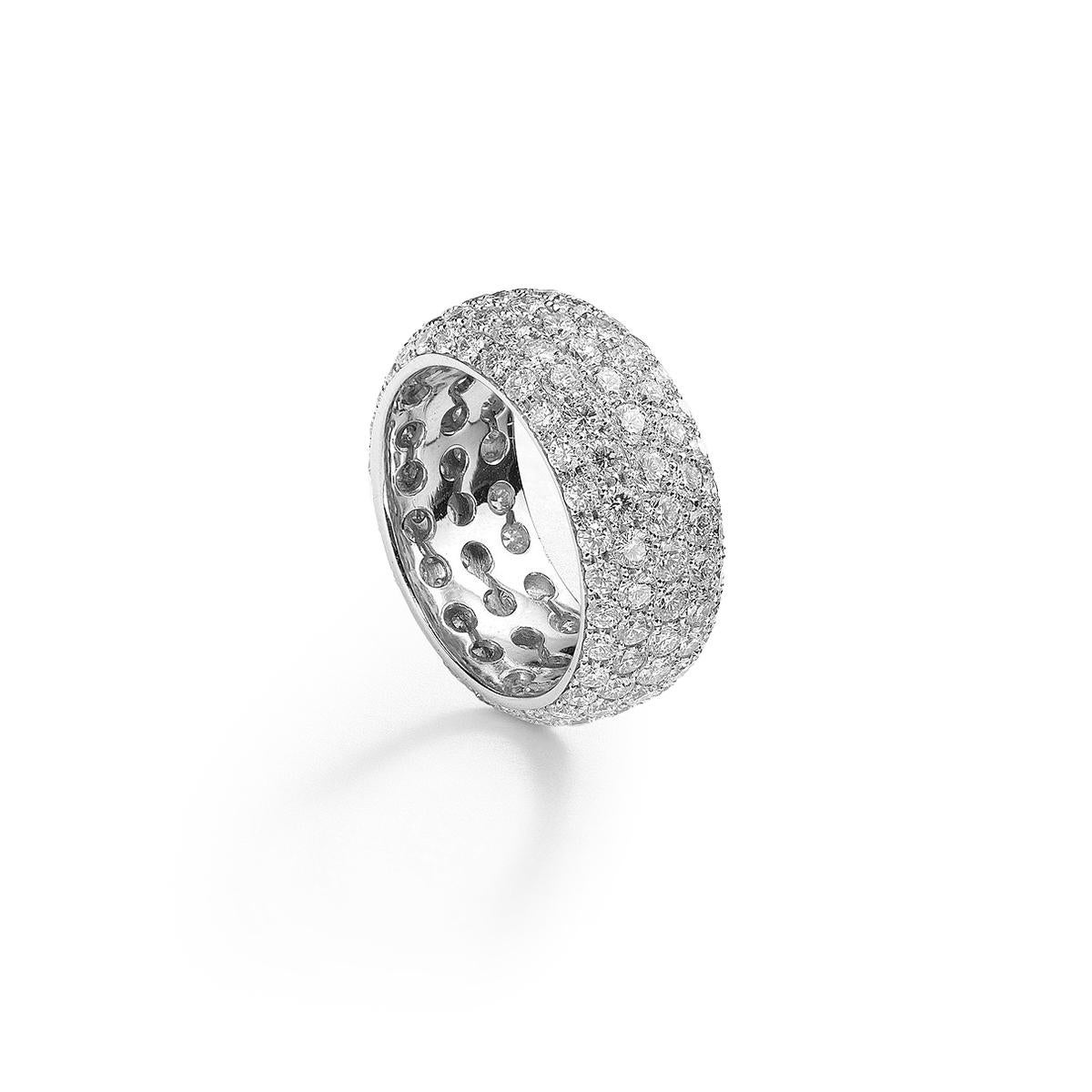 Contemporary Diamond Ring For Sale