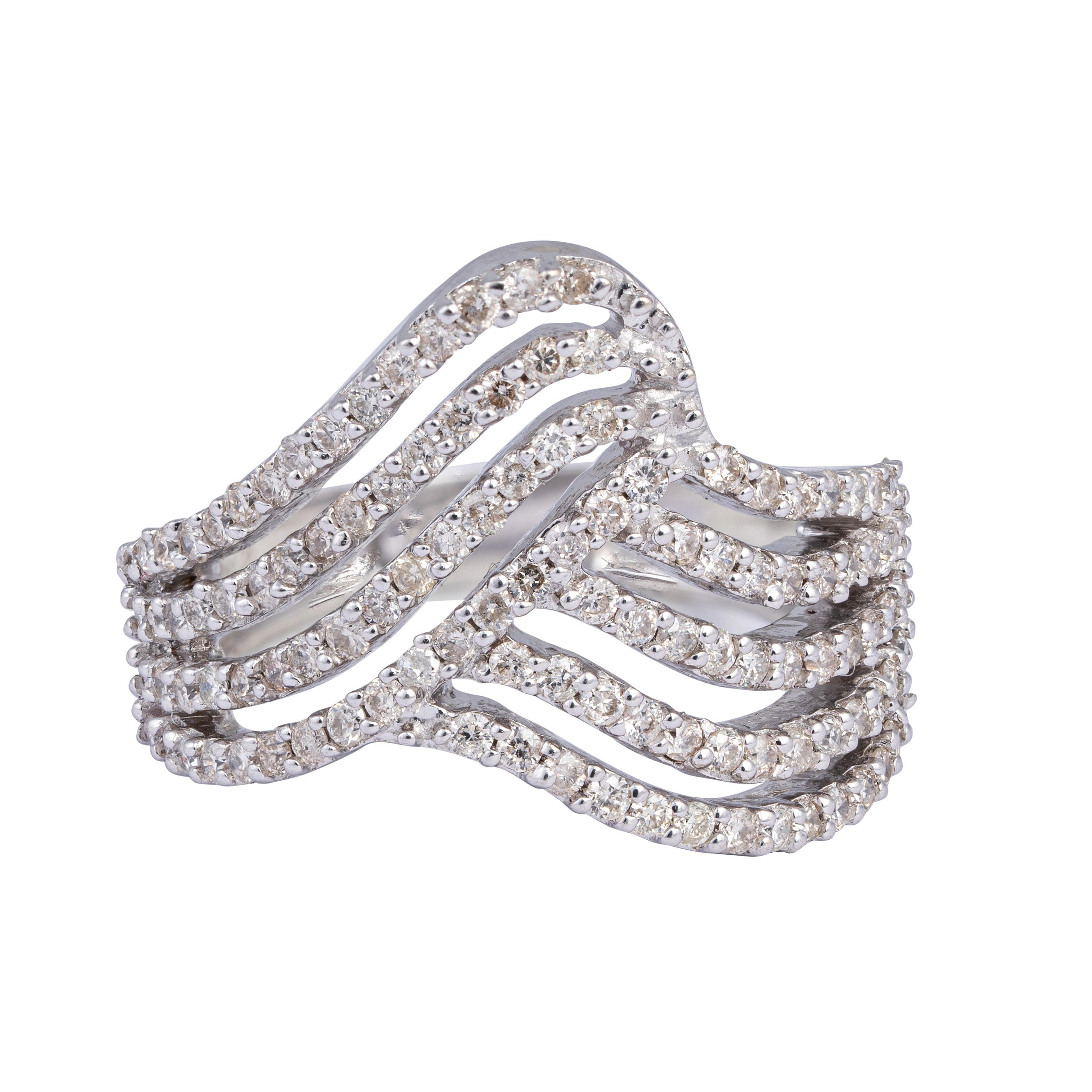 Women's Diamond Ring in 14k gold  For Sale