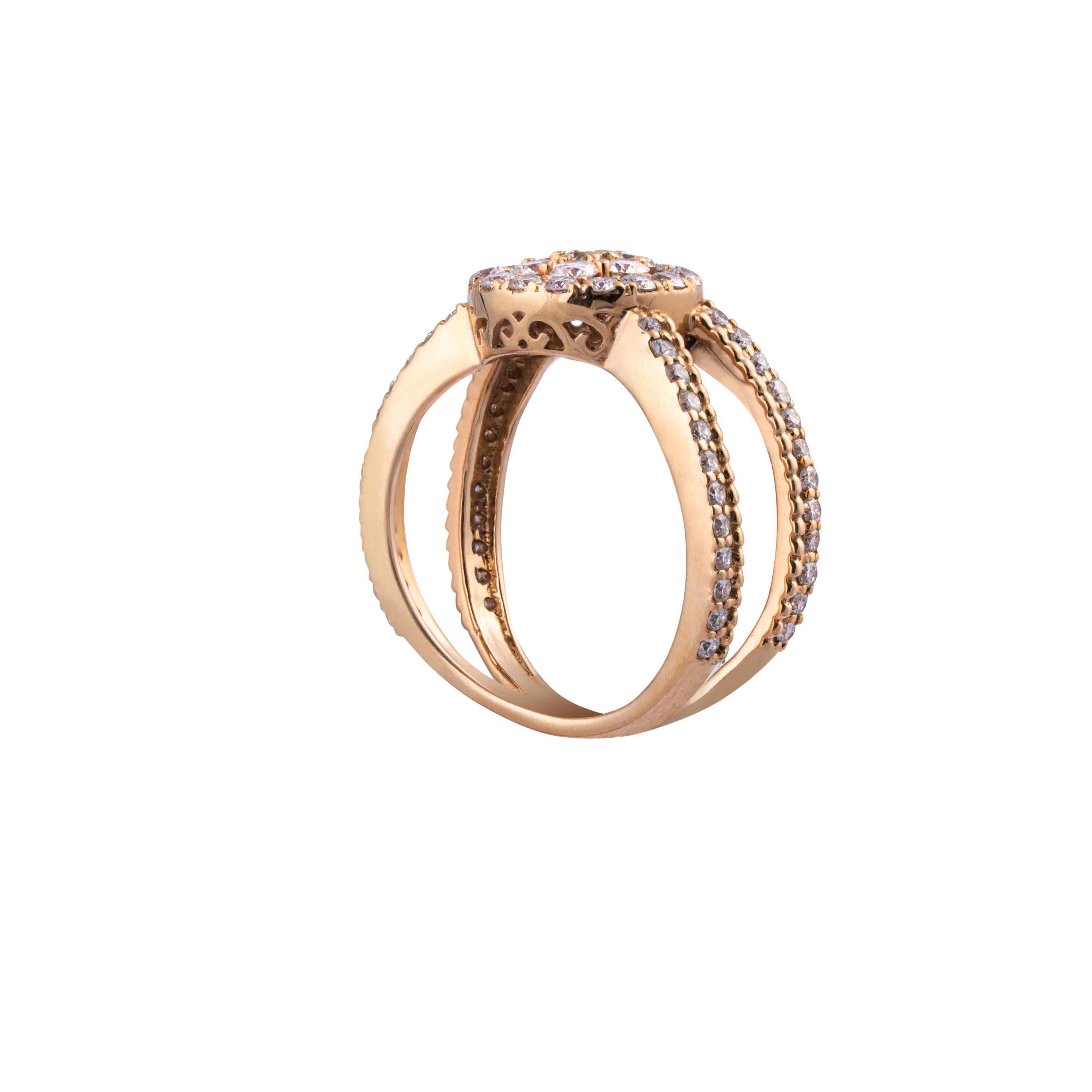 Women's 18k gold Diamond Ring