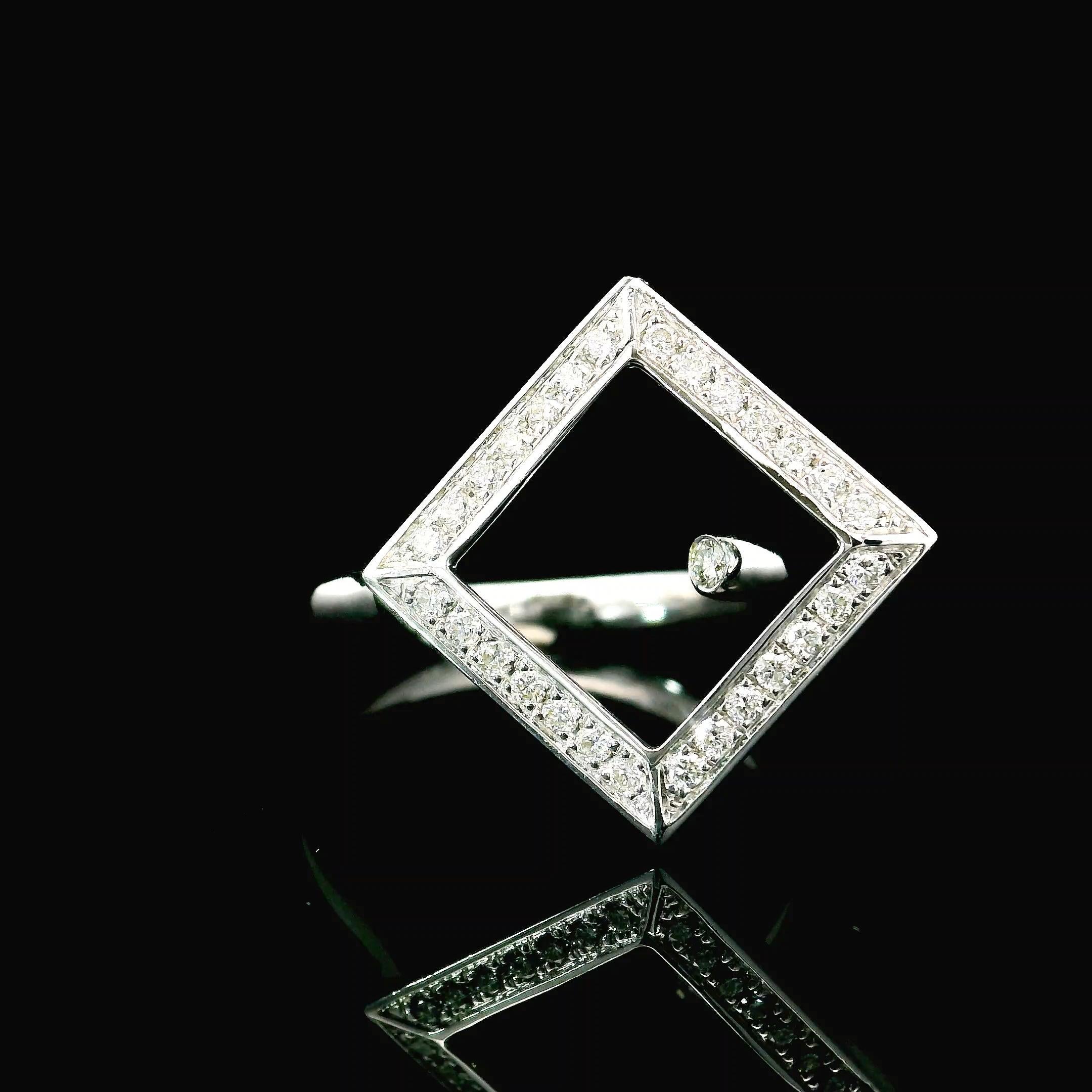 Anello con diamante in vendita 2