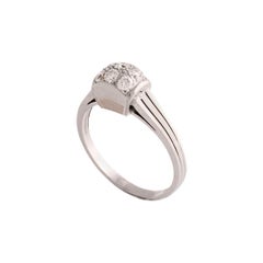 Ring mit Diamantbesatz