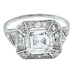 2 carat Platinum Diamond Engagement Ring