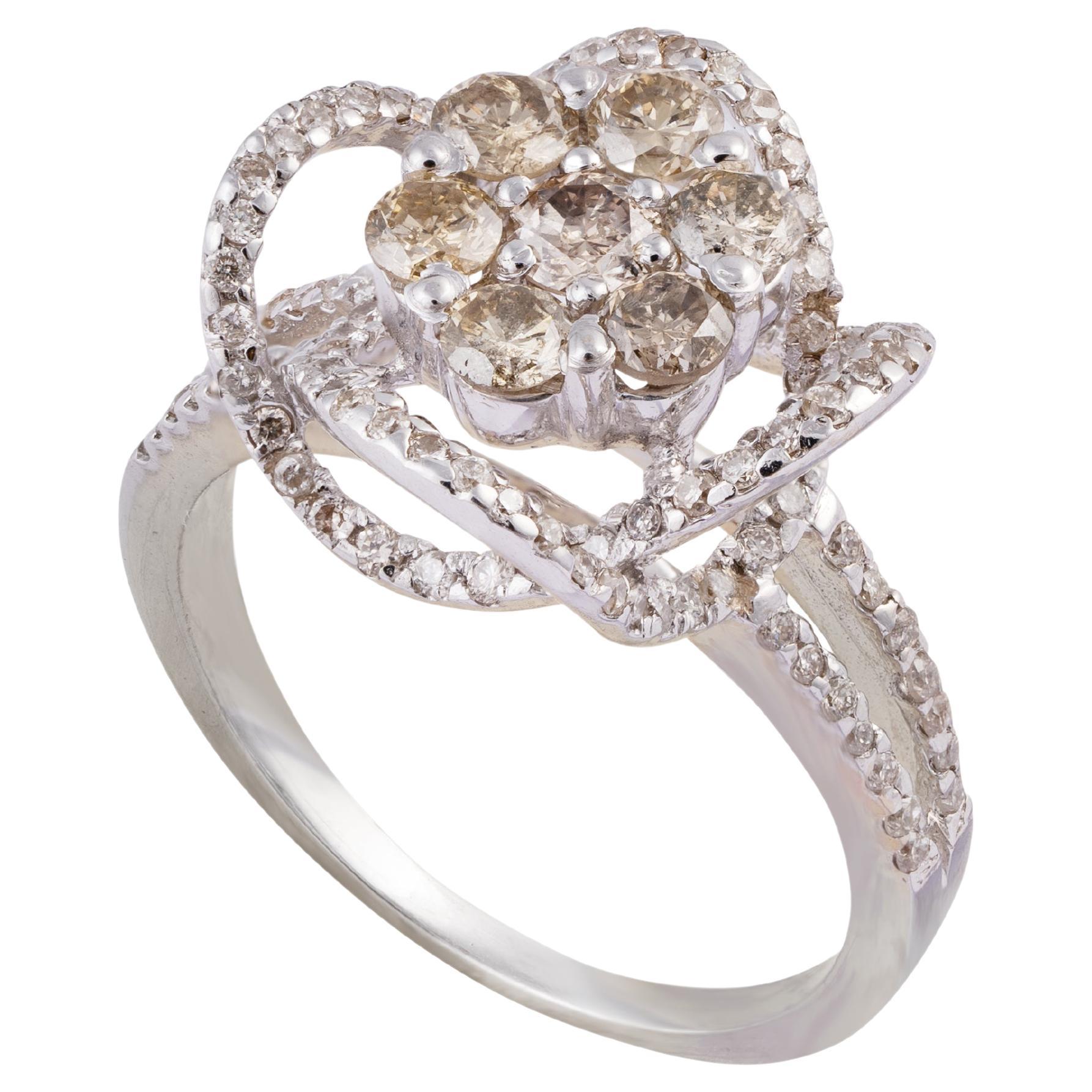 Diamond Ring in 18k gold For Sale at 1stDibs