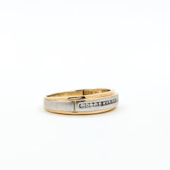 Diamond Ring in 14k Two-Tone Gold