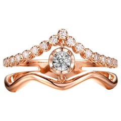 Diamond Ring in 18 Karat Rose Gold