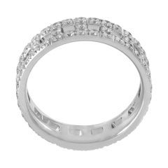 Diamond Ring in 18k White Gold, Tiffany & Co. True T