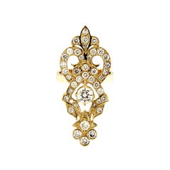 Diamond Ring in Yellow Gold