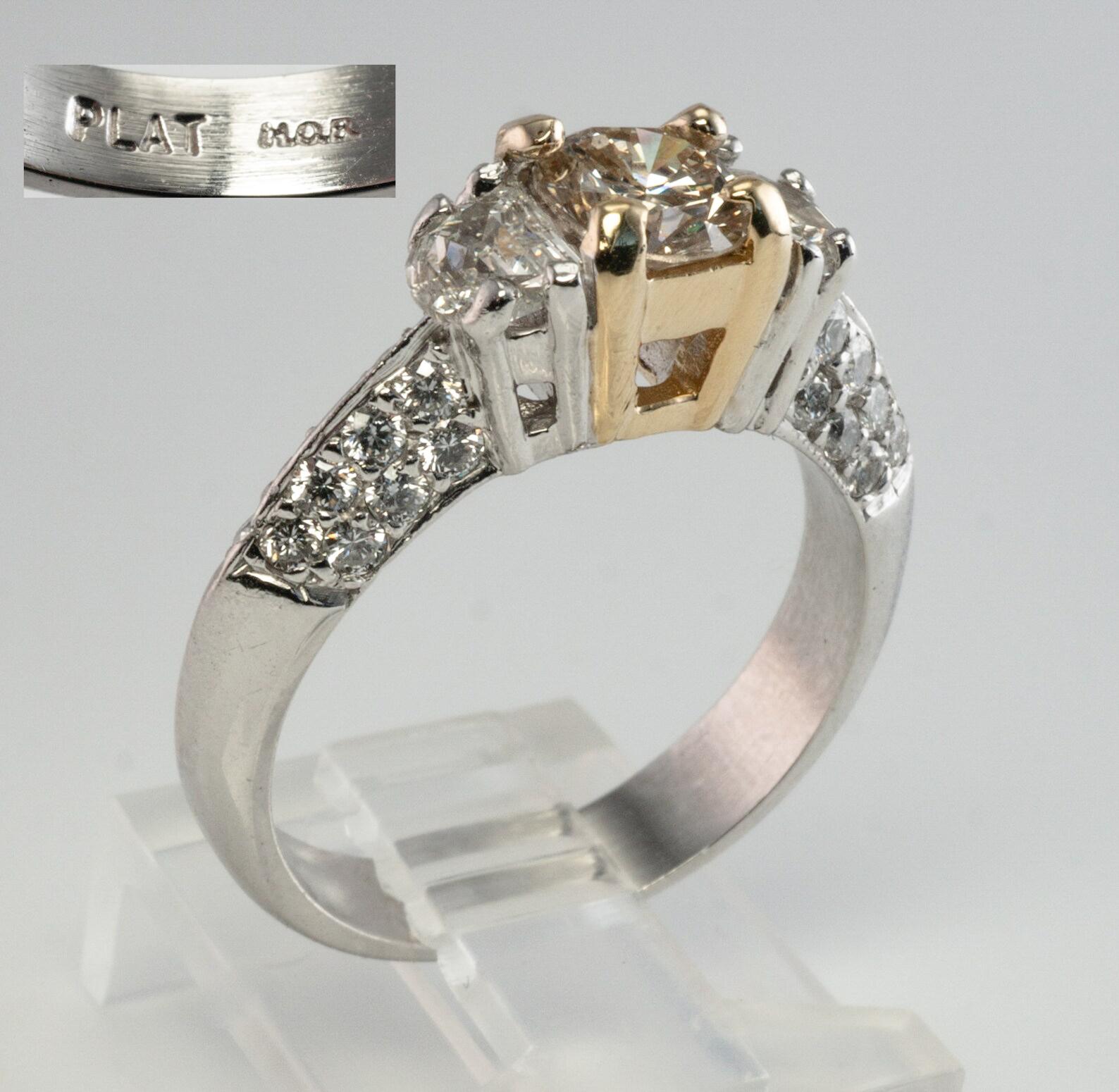 Diamond Ring Platinum Band 1.68 TDW by Hearts on Fire For Sale 7