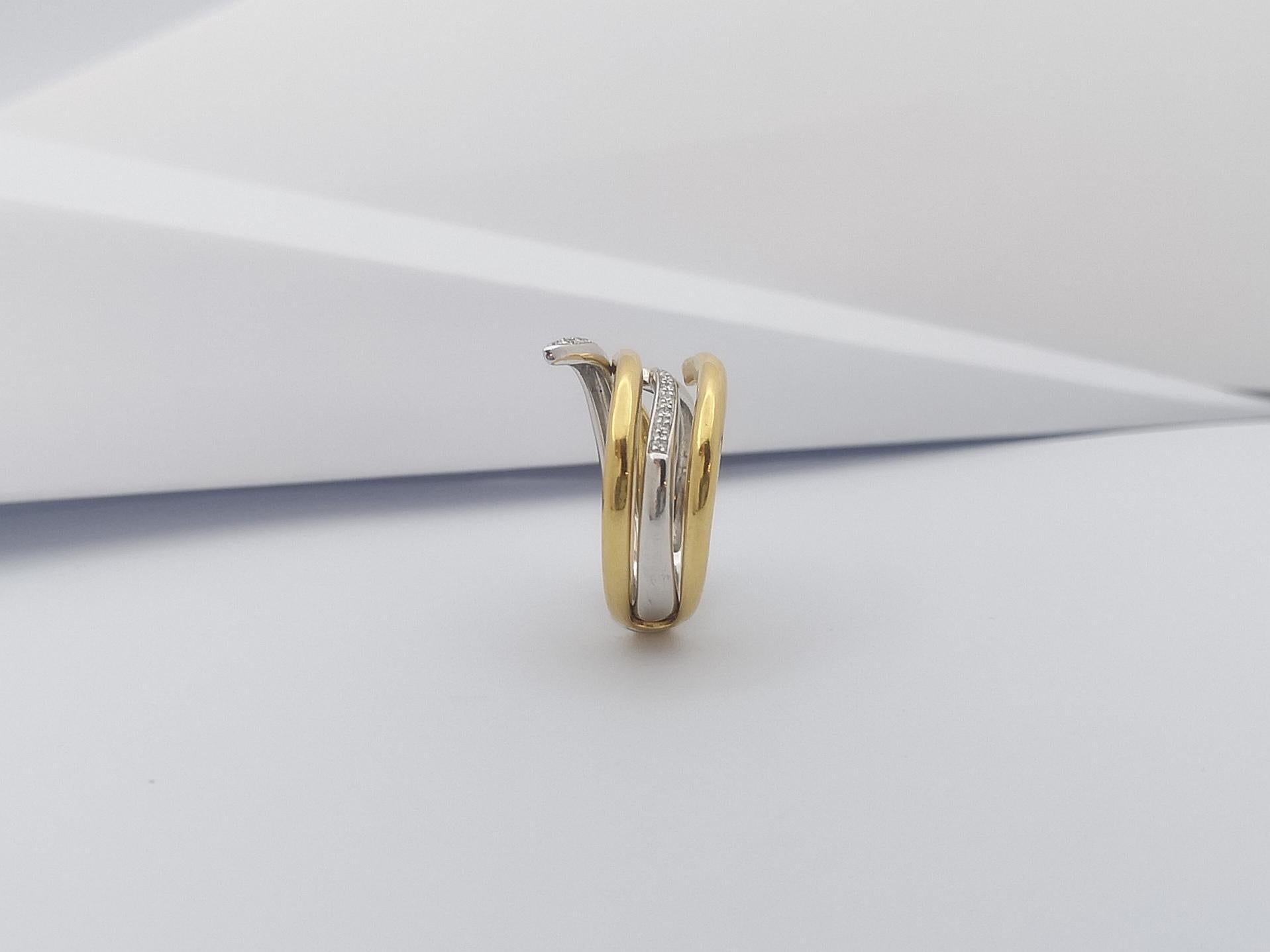 Diamantring in 18 Karat Goldfassung von Kavant & Sharart im Angebot 11