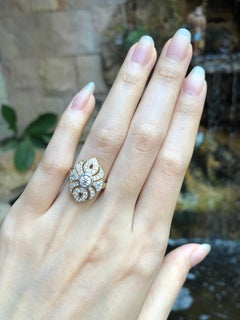 Diamond Ring Set in 18 Karat Gold Settings