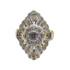 Diamond Ring Set in 18 Karat Gold Settings
