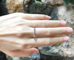 Diamond Ring Set in 18 Karat White Gold Settings by Kavant & Sharart
