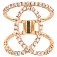 Diamant-Ring 14k Gold 0,85 TCW 7,02 Gramm zertifiziert