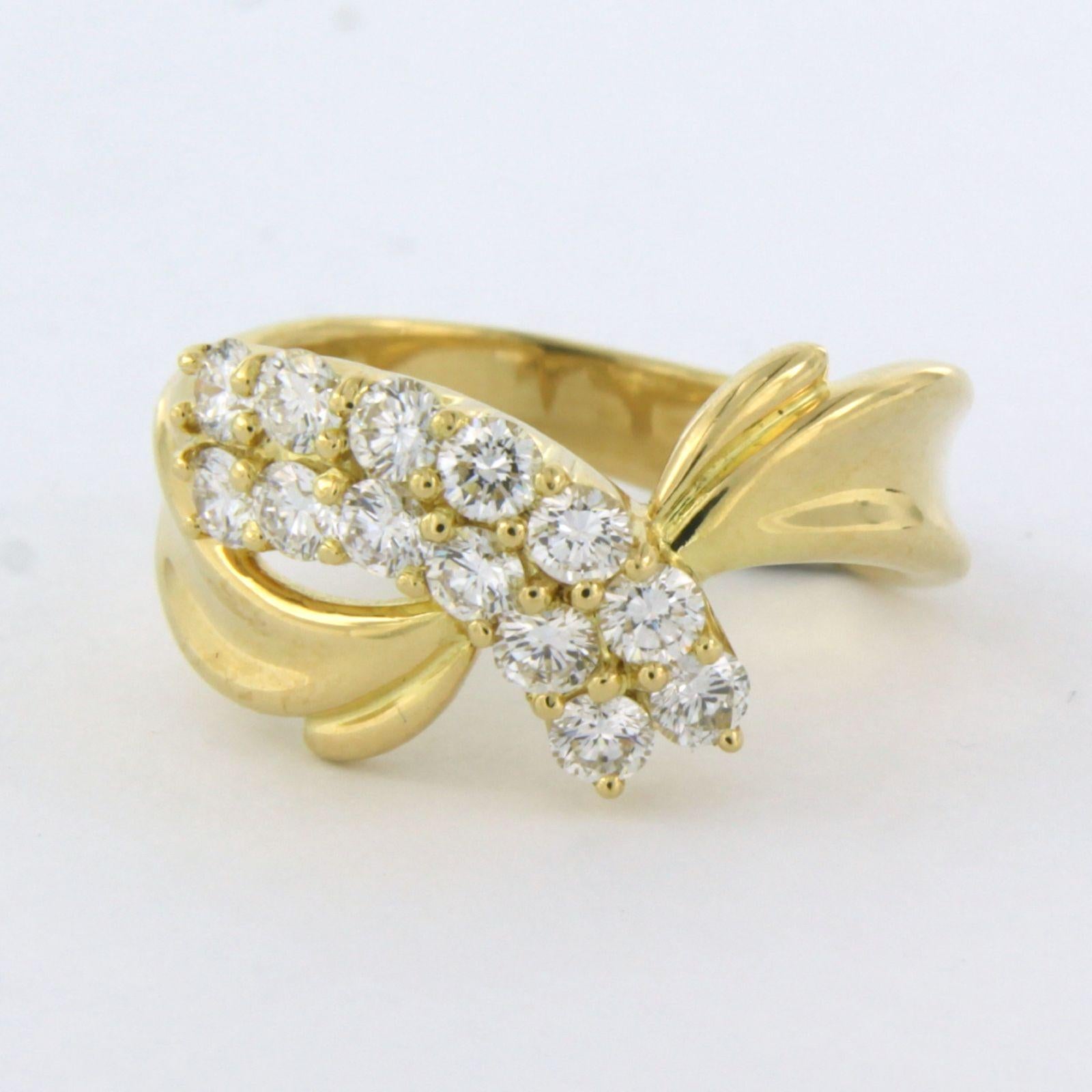 Modern Dimond Rings Diamond ring up to 0.75 ct - 18k gold For Sale at 1stDibs