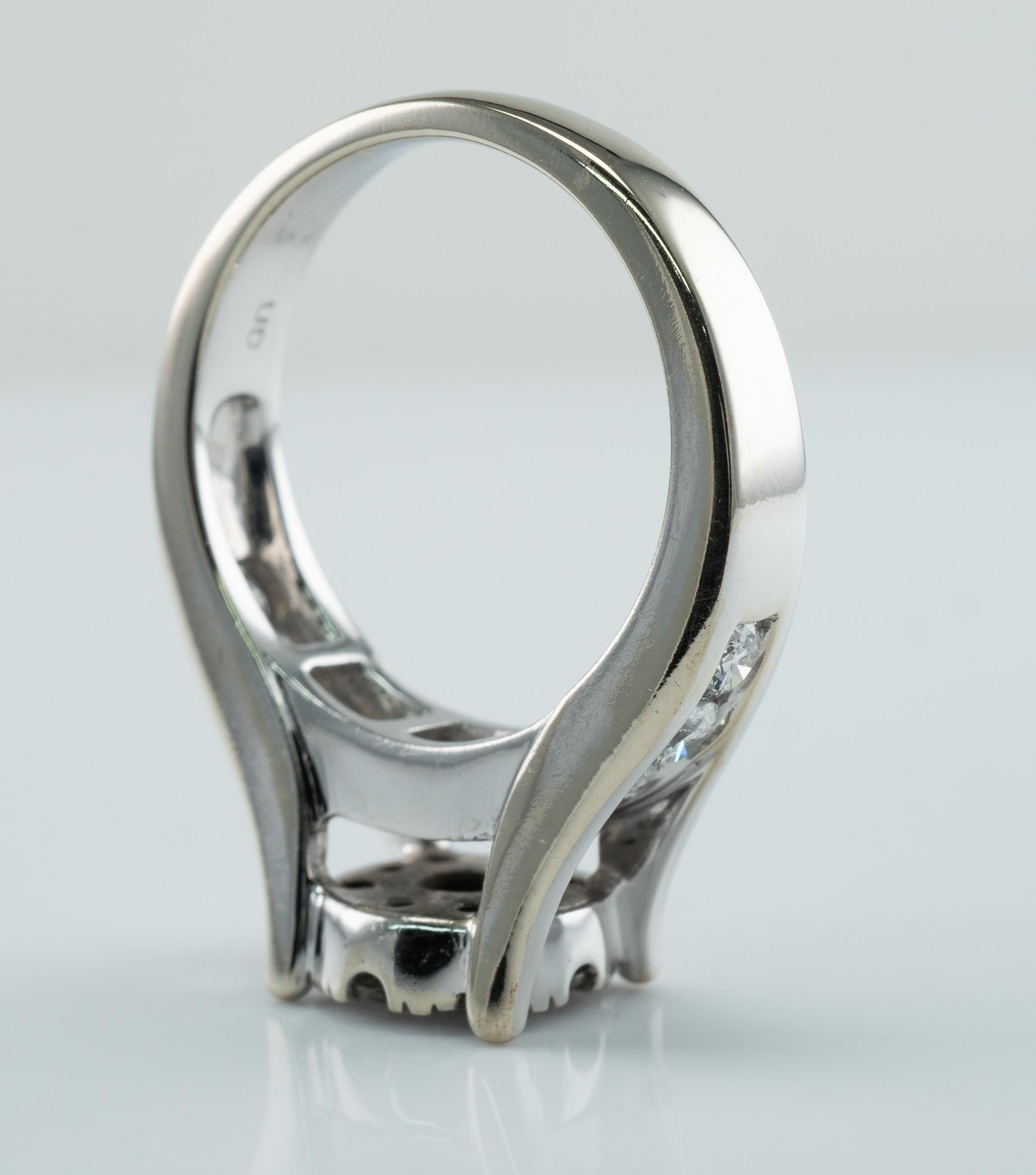 recessed engagement ring