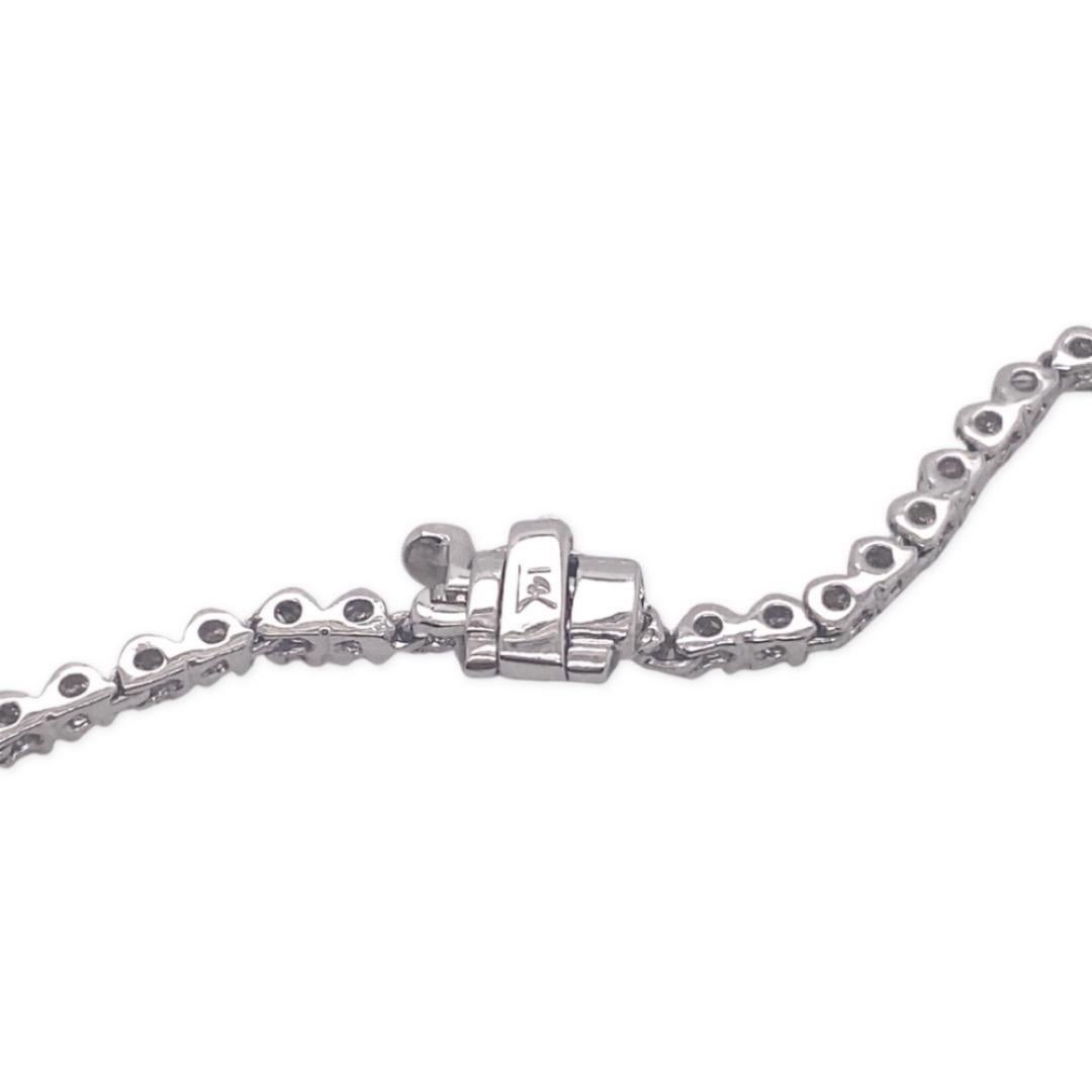 Diamond Riviera Necklace 7.00 tcw in 14kt White Gold 8