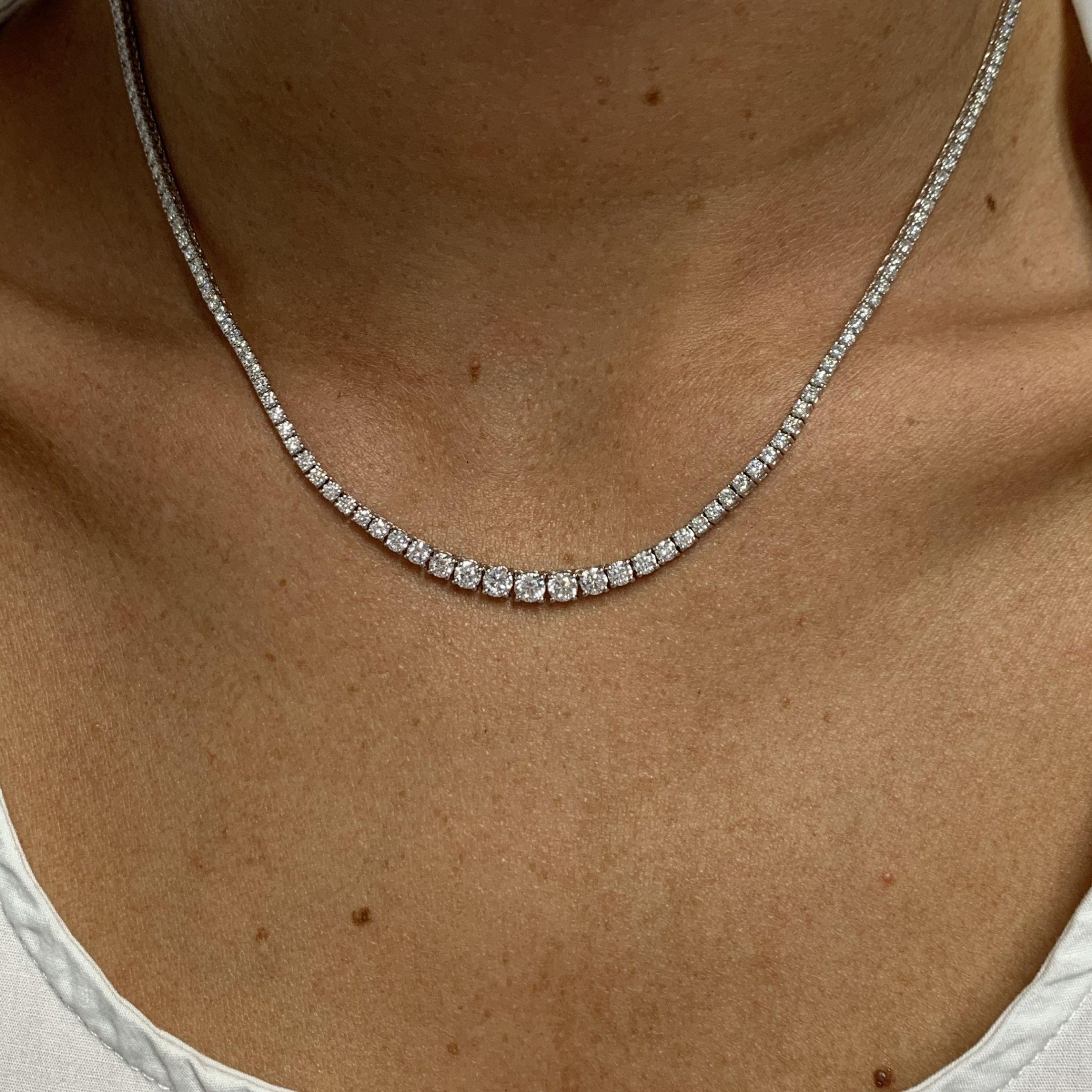 Women's Diamond Riviera/Tennis Necklace