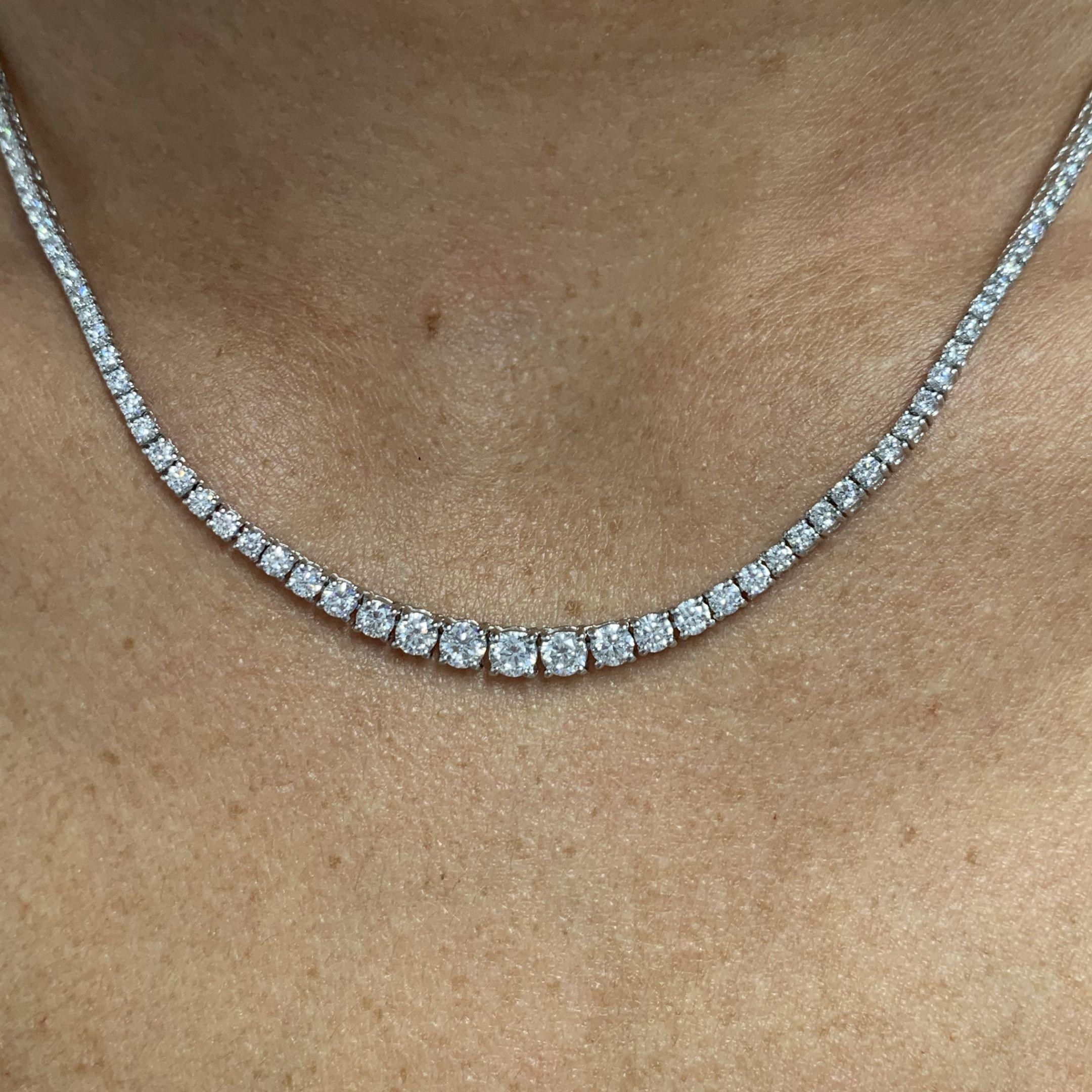 Diamond Riviera/Tennis Necklace 1