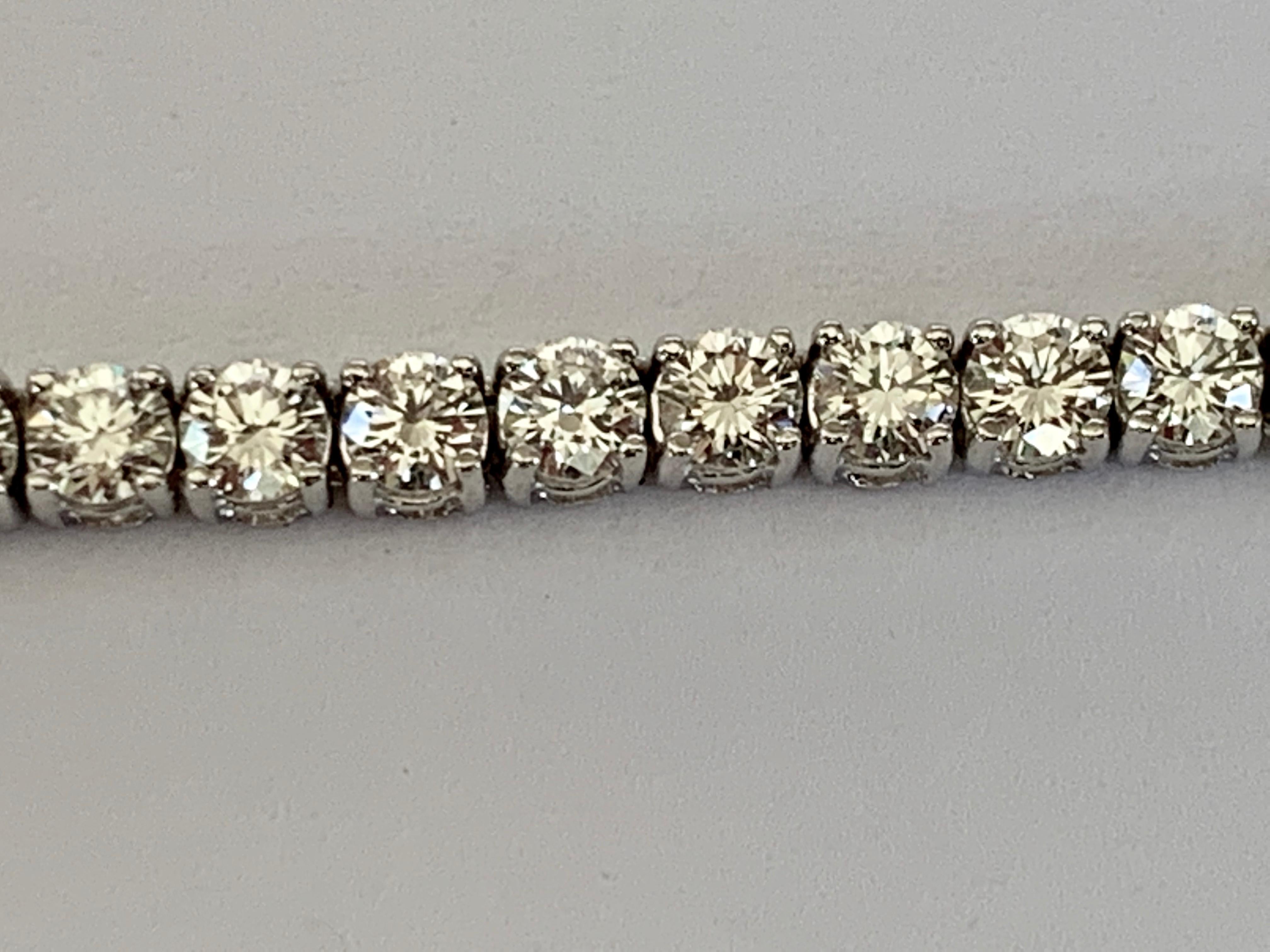 Diamantenes Rivière-Halsband von Bucherer im Zustand „Hervorragend“ im Angebot in Zurich, Zollstrasse
