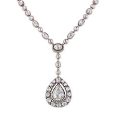 Diamond Rivière Pendant Necklace, 38.35 Carats