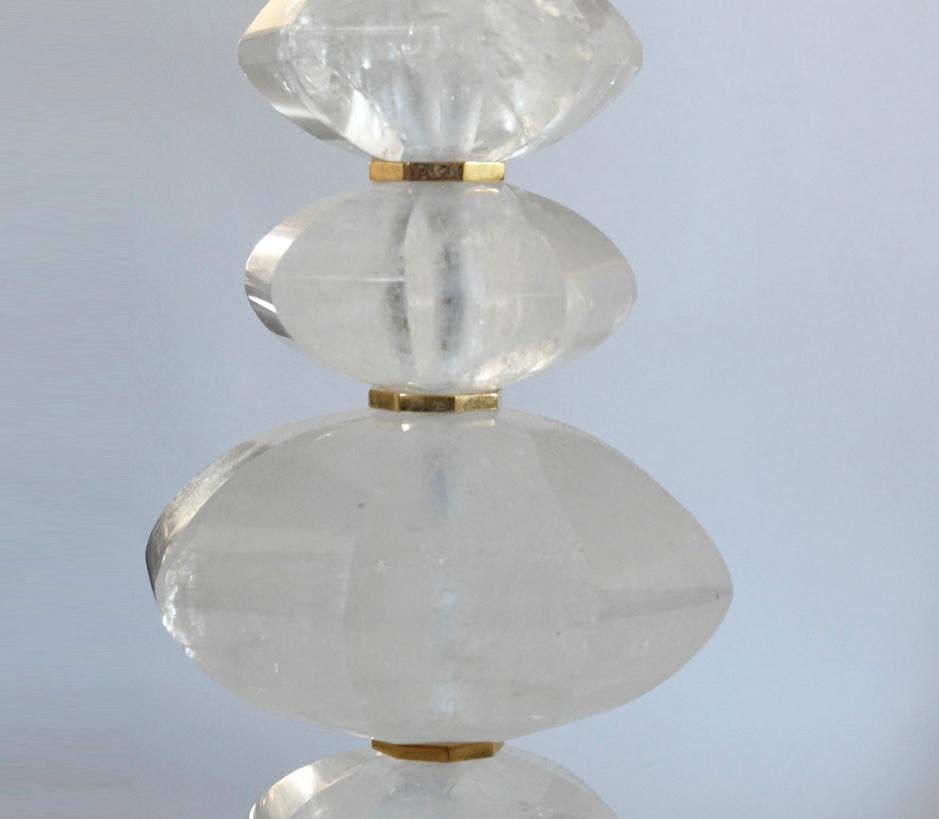 Contemporary Diamond Rock Crystal Lamps by Phoenix