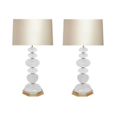 Diamond Rock Crystal Lamps by Phoenix