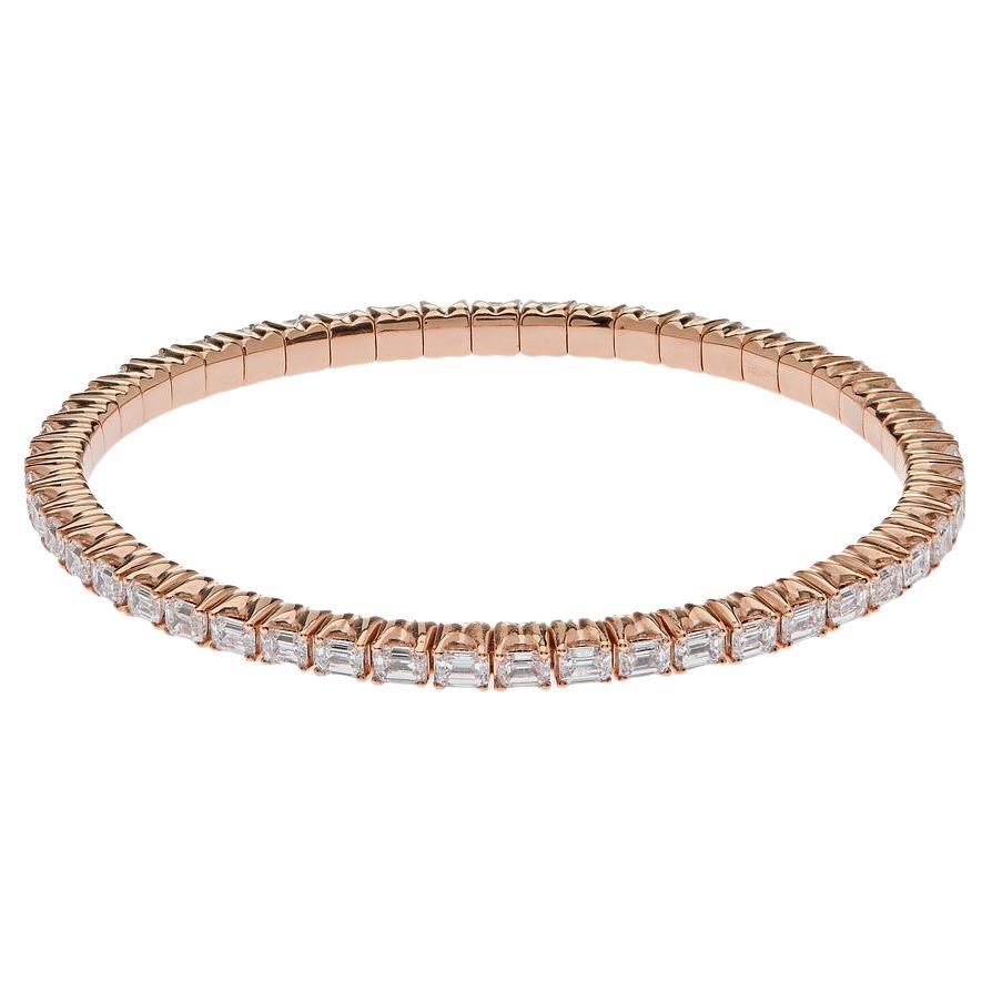 Diamond Rose Gold Bangle