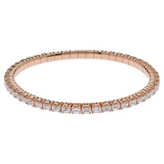 Diamond Rose Gold Bangle