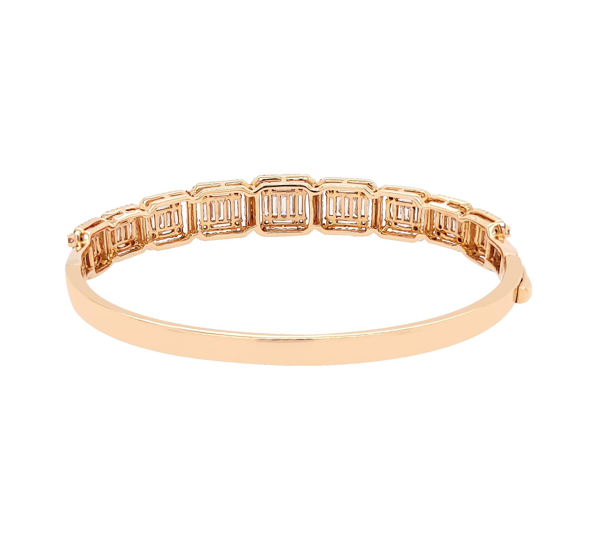 Spectra Fine Jewelry Diamant-Armband aus Roségold im Zustand „Neu“ im Angebot in New York, NY