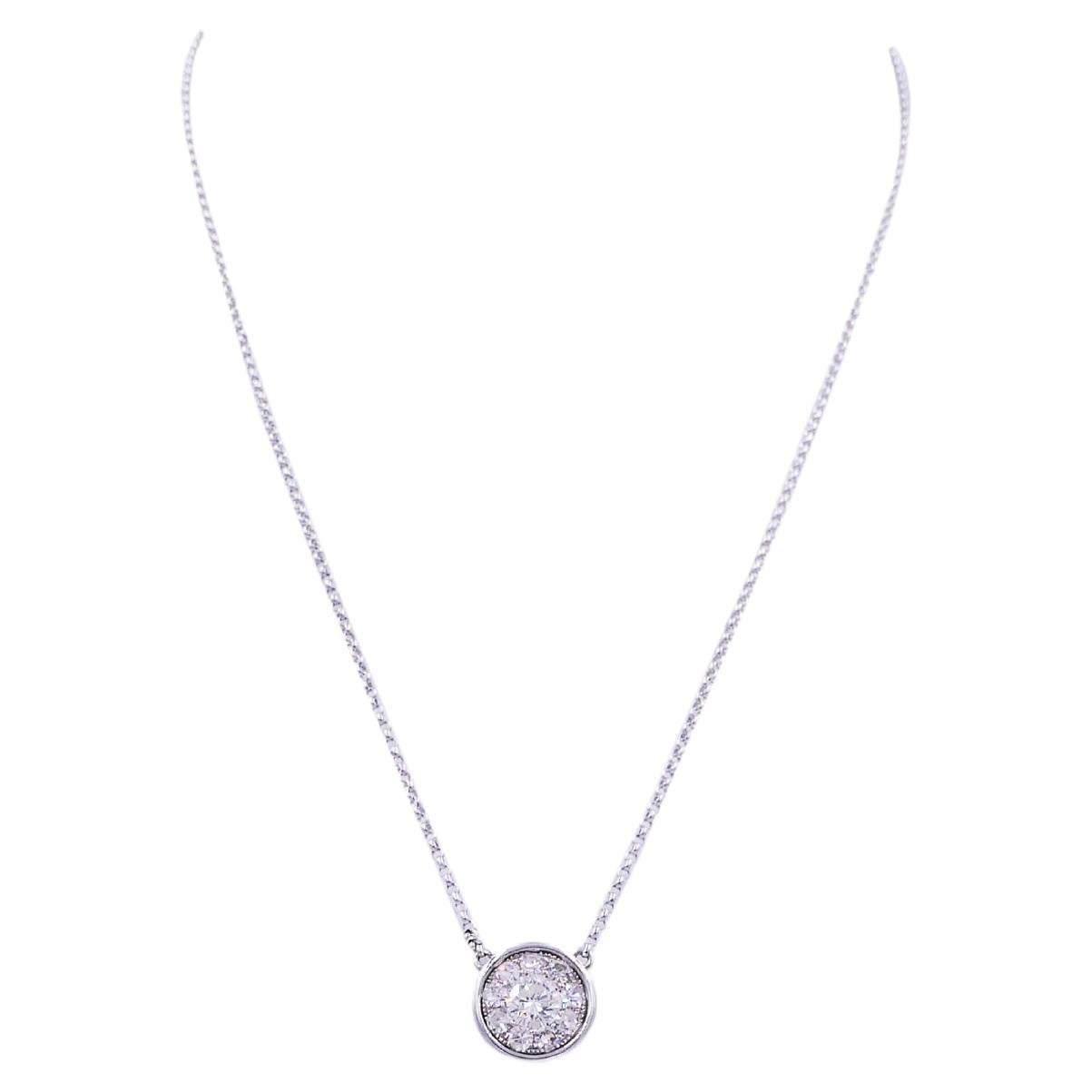 oro blanco de 14 quilates
0,50 cts Diamantes, Color G / Calidad VS
Cadena de cable delicada de 16 pulgadas