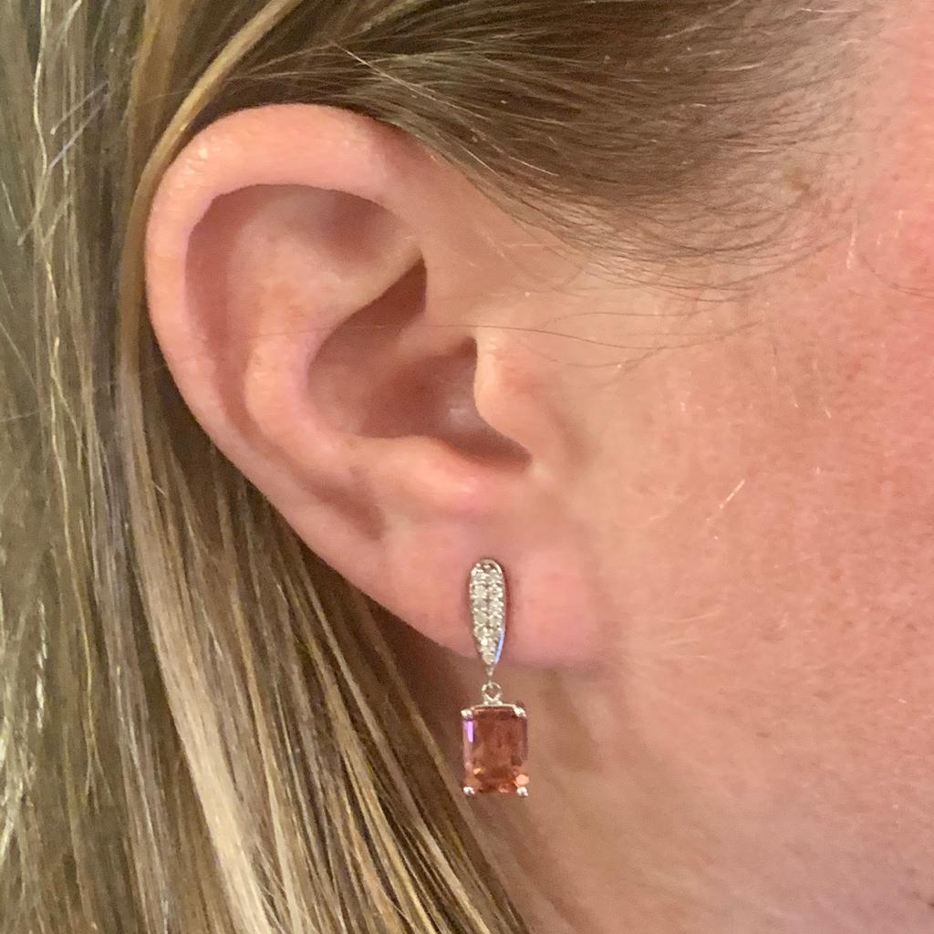 Finely Faceted Quality Diamond Rubellite Tourmaline Earrings 14k White Gold 4.90 mm Certified $2,490 017953

This is a Kind Unique Custom Made Glamorous Piece of Jewelry!

Nothing says, “I Love you” more than Diamonds and Pearls!

This item has been