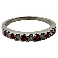 Diamond & Ruby Alternating Band