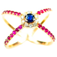 Diamond Ruby Elegance Ring