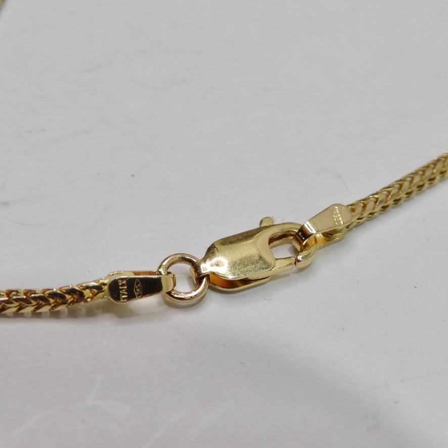 Collier en or 18K avec pendentif diamant rubis émeraude saphir Unisexe en vente