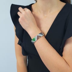 Diamond, Ruby, Emerald & Sapphire Bracelet 18k