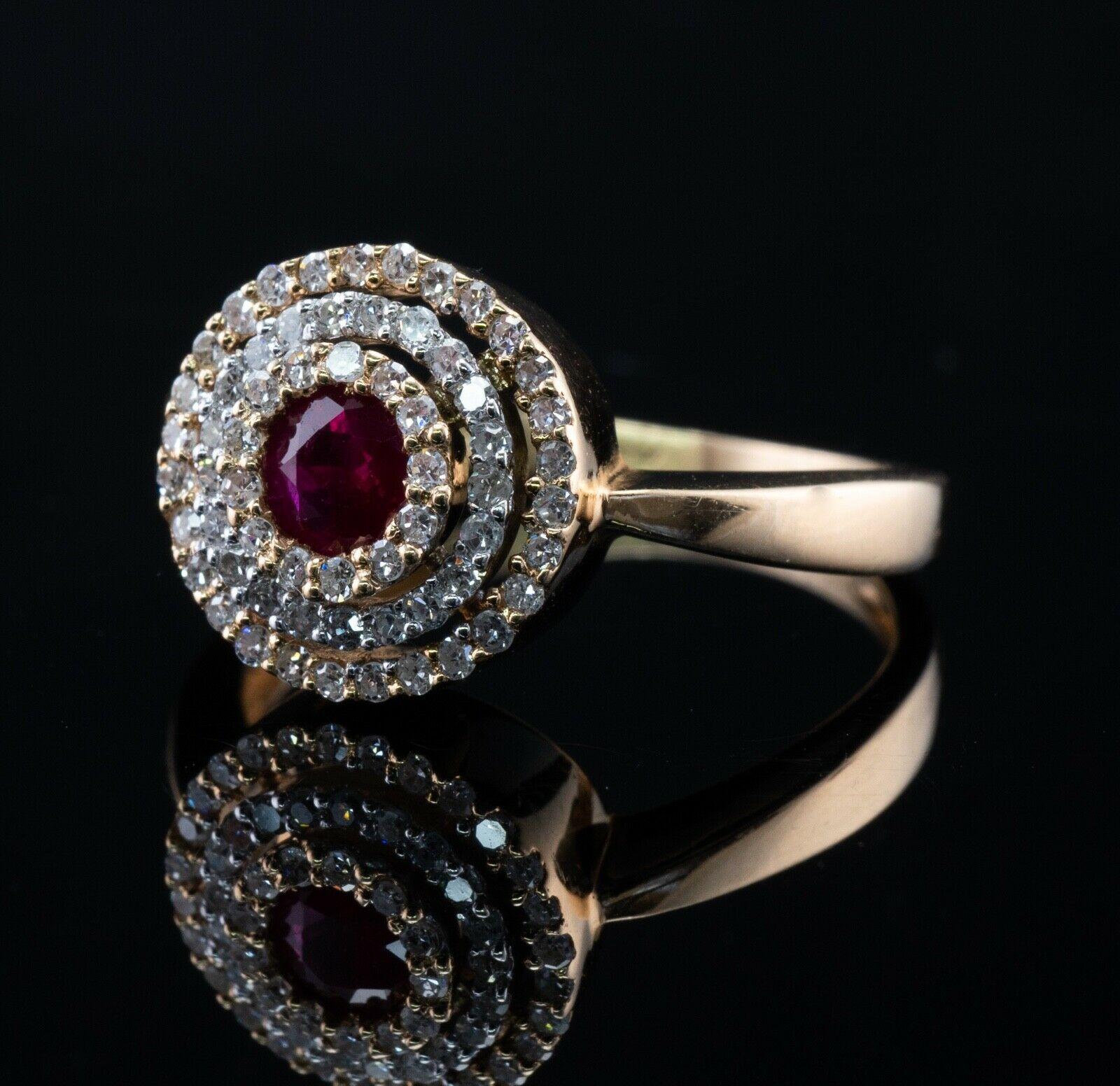 22 carat gold ruby ring
