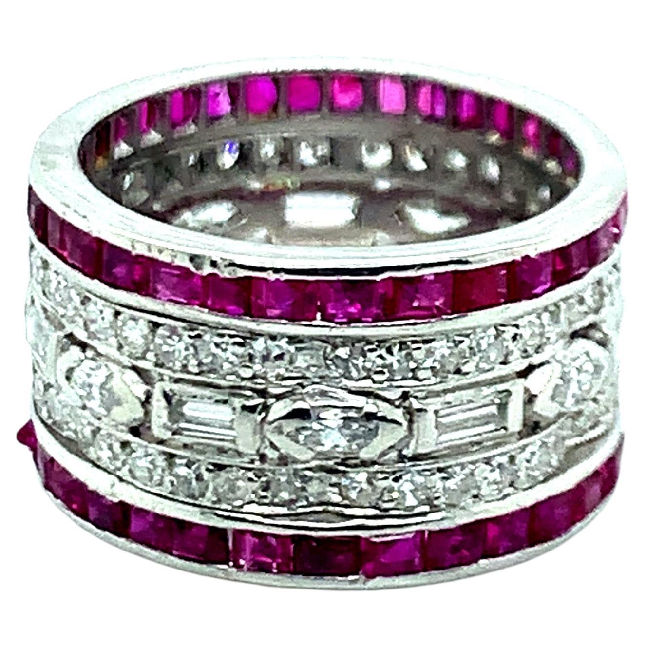 Diamond Ruby Ring 