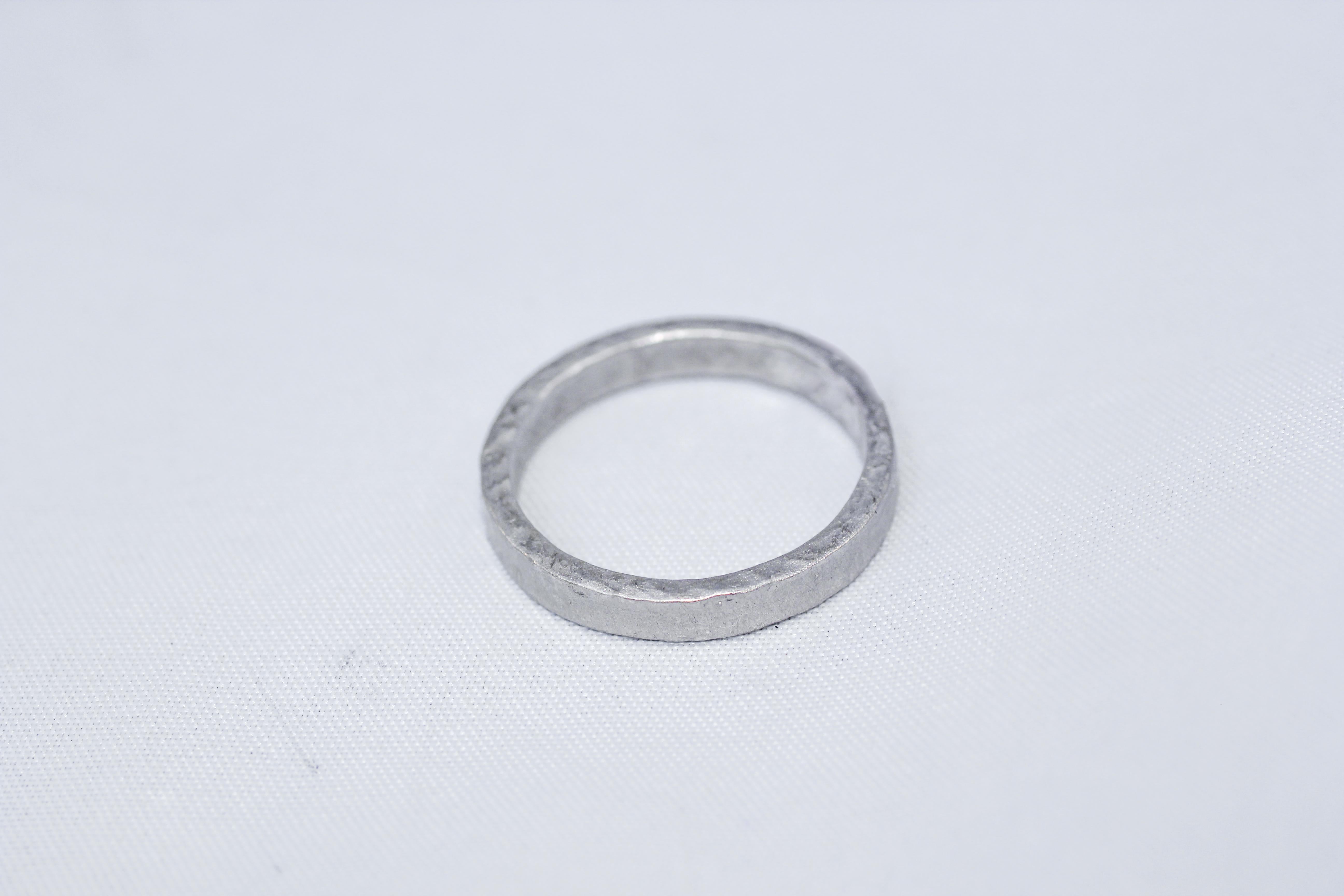 sterling silver diamond band ring