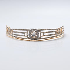 Diamant- & Saphir-Braut Tiara, Neu