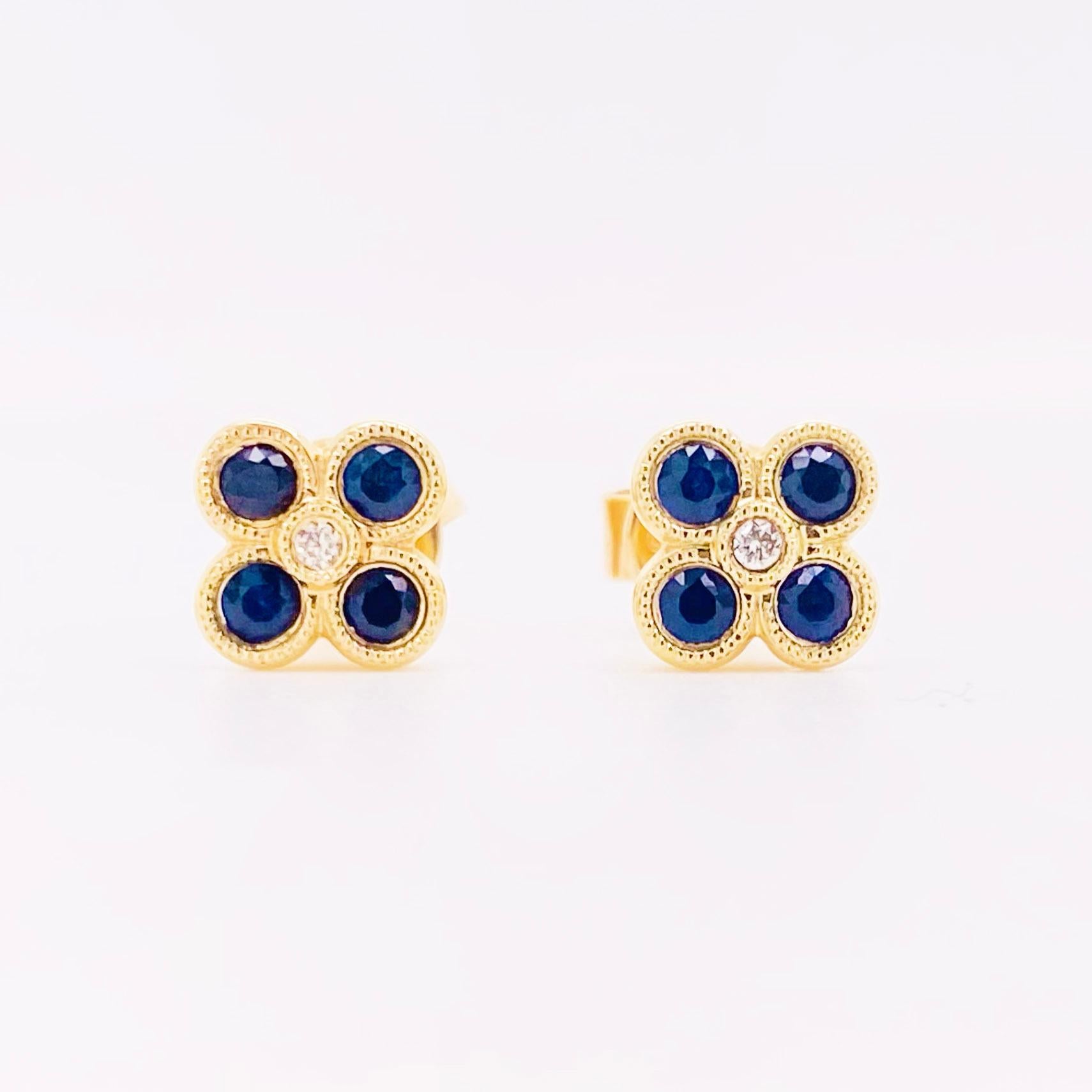 ceylon blue sapphire earrings